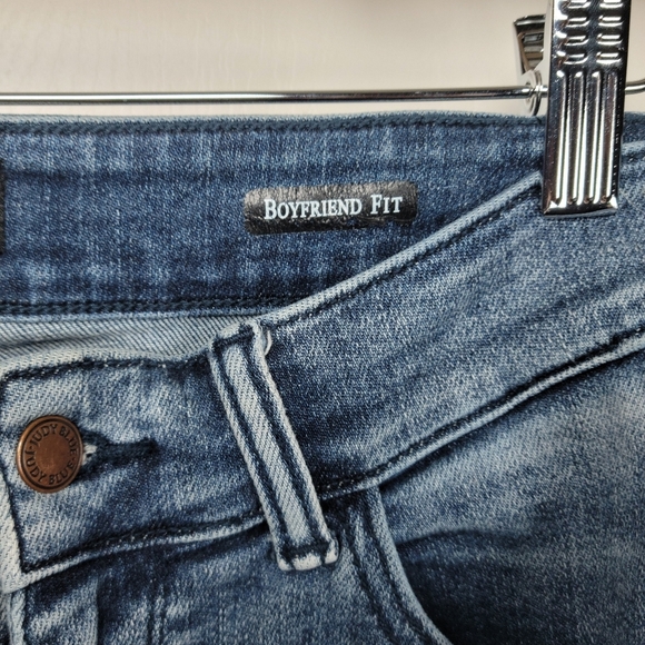 Judy Blue Boyfriend Fit Distressed Jeans Size 14W - Picture 5 of 10